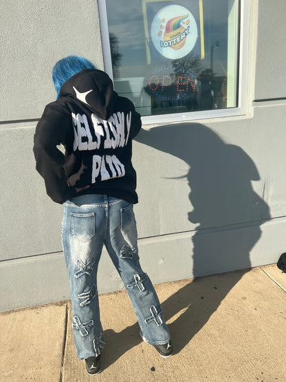 Flawless WRLD PUFF PRINT HOODIE